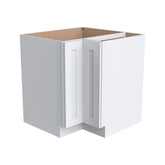 RTA Solid Wood Shaker White Lazy Susan Base Blind Corner Cabinet for Kitchen storage with 1 Shelf
